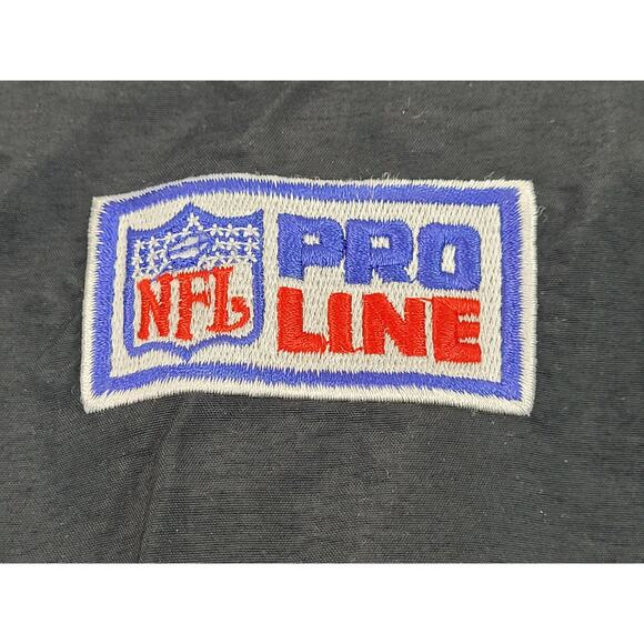 VTG 90s Oversized Carolina Panthers Starter Jacket Pro Line Hooded Men's Sz M - Picture 7 of 10